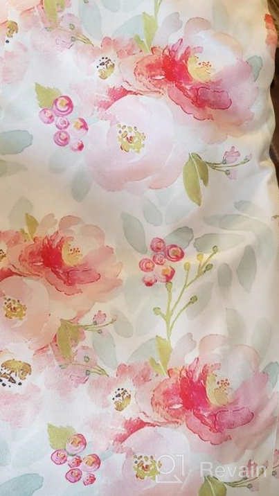 img 1 attached to Baby Floral Fitted Crib Sheet For Boy And Girl Toddler Bed Mattresses Fits Standard Crib Mattress 28X52 (Pink Mint Floral) review by Huntsville Rawson