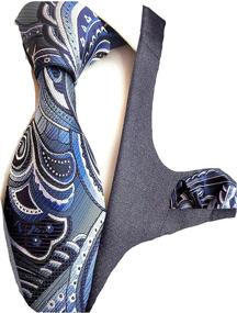 img 4 attached to 🌺 GUSLESON Floral Pocket Necktie 0751 05: Enhance Your Style with Men's Accessories for Ties, Cummerbunds & Pocket Squares