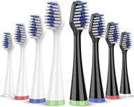 aquasonic toothbrush replacement brush set - pack of 8 logo