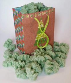 img 3 attached to FunPak Plant Based Biodegradable Packing Peanuts 1.5 Cu Ft Bag Compostable (Green Christmas Trees)