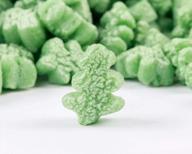 funpak plant based biodegradable packing peanuts 1.5 cu ft bag compostable (green christmas trees) logo