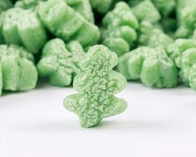 img 4 attached to FunPak Plant Based Biodegradable Packing Peanuts 1.5 Cu Ft Bag Compostable (Green Christmas Trees)