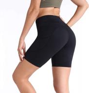 style and function combined: keepersheep's high waisted yoga pants with pockets logo