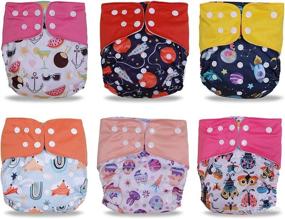 img 3 attached to TDIAPERS Reusable Diapers Adjustable Inserts Diapering better for Cloth Diapers