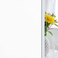 frosted window privacy film - decorative, heat control vinyl treatment - ideal for home and office decoration logo