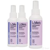 🌿 lafes lavender deodorant spray: effective odor control in every ounce logo