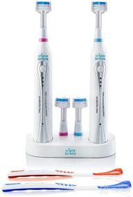 img 1 attached to 🪥 Enhance Oral Care with the Triple Bristle Sonic Electric Toothbrush