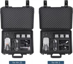 img 2 attached to Waterproof Hard Case For DJI Mavic Air 2/2S Fly More Combo Drone - HeiyRC Storage Suitcase Protective Travel Box