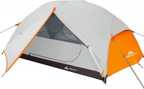 img 4 attached to 🏕️ Waterproof and Windproof Forceatt Tent for 2 and 3 Person, Ideal for 3 to 4 Seasons Camping, Lightweight Aluminum Pole Backpacking Tent with Quick Setup, Perfect for Hiking