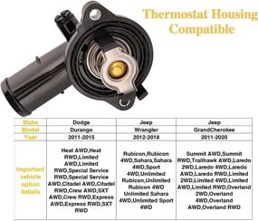 img 2 attached to VQL Thermostat 2012 2018 2011 2015 05184651AF