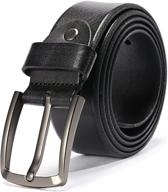 👔 men's italian leather waistline belt with anti-scratch buckle – enhance your style with quality accessories logo