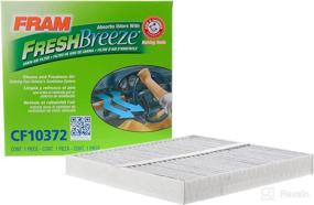 img 4 attached to 🚗 FRAM Fresh Breeze CF10372 Cabin Air Filter Replacement for Mazda Vehicles with Arm and Hammer Baking Soda – Easy Install, White
