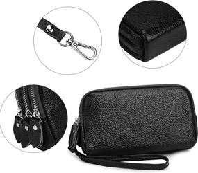img 2 attached to Yaluxe Wristlet Genuine Leather Removable Women's Handbags & Wallets in Wristlets