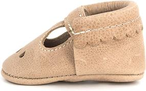 img 2 attached to 👞 Girls' Platinum Leather Moccasins: Freshly Picked Shoes at Flats"