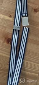 img 5 attached to Stylish & Practical: Shop Buyless Fashion's Adjustable Elastic Belt for Kids Toddlers Baby with Silver Buckle