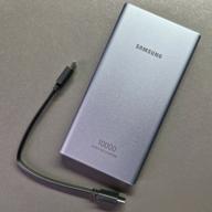img 1 attached to Portable battery Samsung EB-PЗ300, dark gray review by Dimitar Mitev ᠌