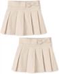 single and toddler girls pleated skorts: shop the children's place baby collection logo
