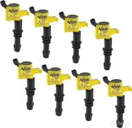 🔌 accel 140033-8 supercoil ignition coil for 2004-2008 ford 4.6l/5.4l/6.8l 3-valve engines - yellow (8-pack) logo