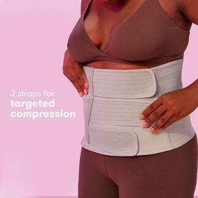 img 2 attached to Get Optimal Postpartum Recovery With Frida Mom'S Adjustable Abdominal Support Binder - Perfect For Natural Deliveries & C-Sections
