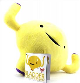 img 3 attached to I Heart Guts Bladder Plush - Urine Great Hands - 9" Potty Training Stuffed Toy
