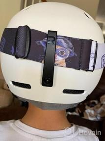 img 6 attached to Молодежные лыжные очки Odoland с двойной линзой S2, защитой от запотевания и ультрафиолетовым излучением UV400 для катания на сноуборде и лыжах