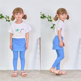 img 3 attached to CHATTER CARROT Little Leggings Toddler Girls' Clothing ~ Leggings