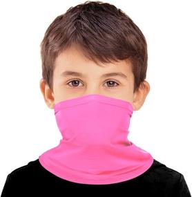 img 4 attached to Cooling Bandana Protection Balaclava Headband Girls' Accessories - Cold Weather