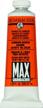 grumbacher max water miscible oil paint, 37ml/1.25oz cadmium orange color logo