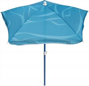 img 1 attached to Step2 42" Blue Wave Umbrella - Shade & Protection For Outdoor Fun