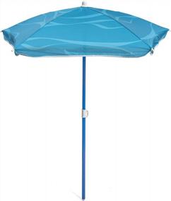 img 3 attached to Step2 42" Blue Wave Umbrella - Shade & Protection For Outdoor Fun