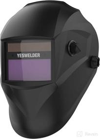 img 4 attached to 🔥 YESWELDER Solar Powered Auto Darkening Welding Helmet with Wide Shade Range 4/9-13, Grinding, TIG MIG ARC Weld Hood Welder Mask