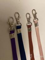 img 1 attached to 8-Piece Teskyer Lanyard Set For ID Badge Holders – Swivel J-Hook Lanyards With Keychain And Name Card Holder review by Christina Potter