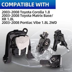 img 3 attached to Engine Set Compatible Toyota Corolla Matrix