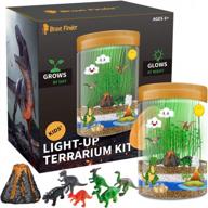 light-up dinosaur terrarium kit for kids, volcano science kit for kids ages 4 5 6 7 8-12 year old girl birthday gift, arts and crafts for kids ages 8-12, educational toys creative kids games for boys логотип