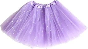 img 4 attached to ✨ Stunning CSBKS Sparkle Layered Princess Ballet Girls' Clothing at Skirts & Skorts for an Enchanting Look