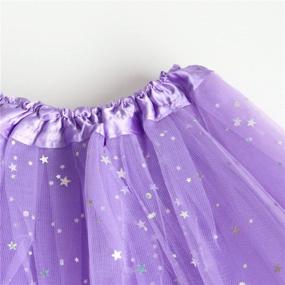 img 1 attached to ✨ Stunning CSBKS Sparkle Layered Princess Ballet Girls' Clothing at Skirts & Skorts for an Enchanting Look