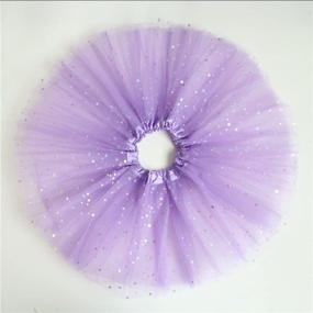 img 3 attached to ✨ Stunning CSBKS Sparkle Layered Princess Ballet Girls' Clothing at Skirts & Skorts for an Enchanting Look