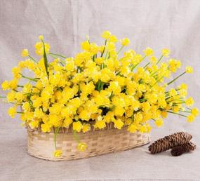 img 1 attached to Add Vibrant Yellow Daffodils To Your Space With Foraineam'S Artificial Flower Bundles - Perfect For Indoor And Outdoor Decorating!