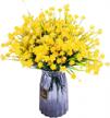 add vibrant yellow daffodils to your space with foraineam's artificial flower bundles - perfect for indoor and outdoor decorating! logo