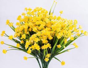 img 3 attached to Add Vibrant Yellow Daffodils To Your Space With Foraineam'S Artificial Flower Bundles - Perfect For Indoor And Outdoor Decorating!