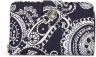 vera bradley womens performance turnlock women's handbags & wallets : wallets logo