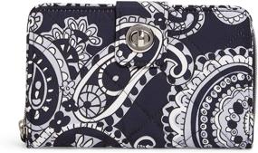 img 3 attached to Vera Bradley Womens Performance Turnlock Women's Handbags & Wallets : Wallets