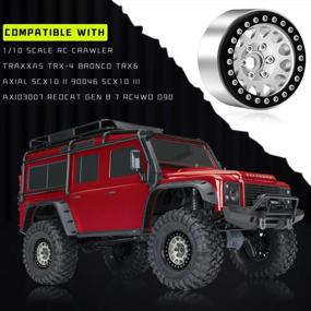 img 3 attached to 4Pcs GLOBACT 1.9 Inch Aluminum Beadlock Wheels For RC Crawlers - TRX4, SCX10 I-III, Redcat GEN7/8 & More!