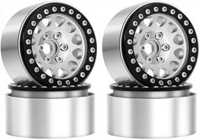 img 4 attached to 4Pcs GLOBACT 1.9 Inch Aluminum Beadlock Wheels For RC Crawlers - TRX4, SCX10 I-III, Redcat GEN7/8 & More!