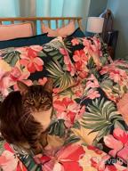 img 1 attached to Transform Your Twin XL Bed With FADFAY Shabby Floral Bedding Set - 100% Cotton, Vintage Blue Green Design, Deep Pocket Fitted Sheet, Perfect For Dorm Rooms! review by Rebecca Jones