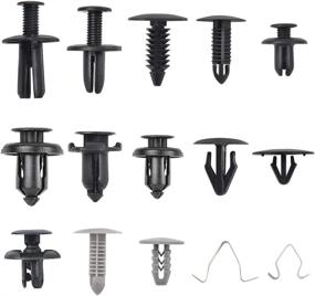 img 3 attached to 500PCS Universal Car Clips - Plastic Fasteners for Bumpers, Door Panels, Automotive Push Pins - Compatible with GM, Ford, Toyota, Honda - Excellent Replacement Parts