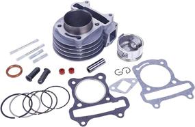 img 4 attached to 🛵 Glixal 139QMB/139QMA Scooter Big Bore Cylinder Kit Rebuild Kit GY6 100cc 50mm Moped ATV Go-Kart - ATMT1-011