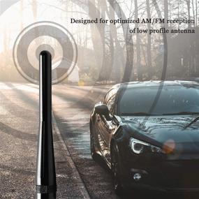 img 1 attached to 🚗 Enhance Your Scion tC's Style with JAPower 2-Inch Titanium Replacement Antenna: Perfect for 2002-2021 Models!