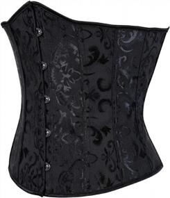 img 3 attached to Flaunt Your Curves With Fashionable And Functional Underbust Corsets For Women