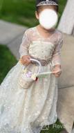 картинка 1 прикреплена к отзыву «Принцесса Бордовая детская одежда: платье с вышивкой для подружки невесты на первом причастии» от Lois Dennis